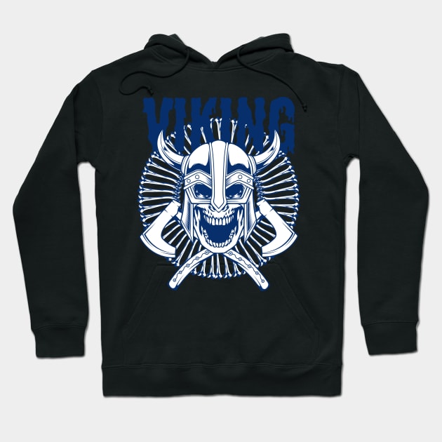 Viking Skull 3.3 Hoodie by Harrisaputra